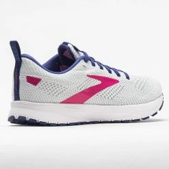 Brooks Revel 5 Women's White/Navy/Pink Running Shoes