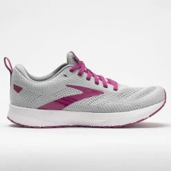 Brooks Revel 5 Women's Gray/White/Baton Rouge