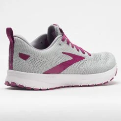Brooks Revel 5 Women's Gray/White/Baton Rouge