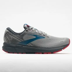 Brooks Ghost 14 Men's Gray/Blue/Red Running Shoes