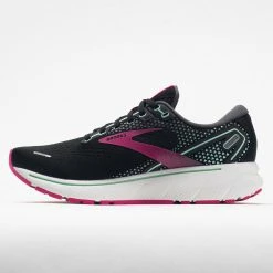 Brooks Ghost 14 Women's Black/Pink/Yucca Running Shoes