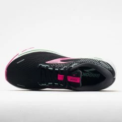 Brooks Ghost 14 Women's Black/Pink/Yucca Running Shoes