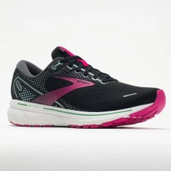 Brooks Ghost 14 Women's Black/Pink/Yucca Running Shoes