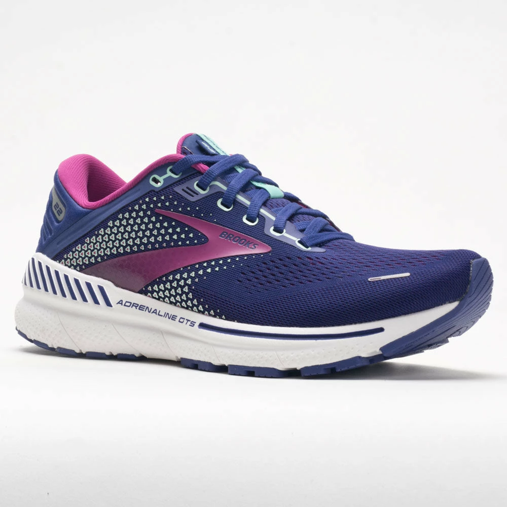 Running Shoes Brooks Adrenaline GTS 22 Women's Navy/Yucca/Pink 7 Running Shoes Brooks Adrenaline GTS 22 Women's Navy/Yucca/Pink