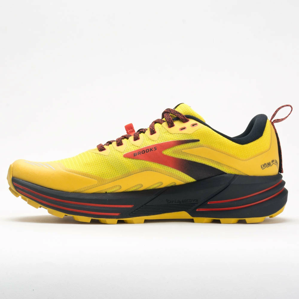 Brooks Cascadia 16 Men's Yellow/Black/Grenadine 4 Brooks Cascadia 16 Men's Yellow/Black/Grenadine