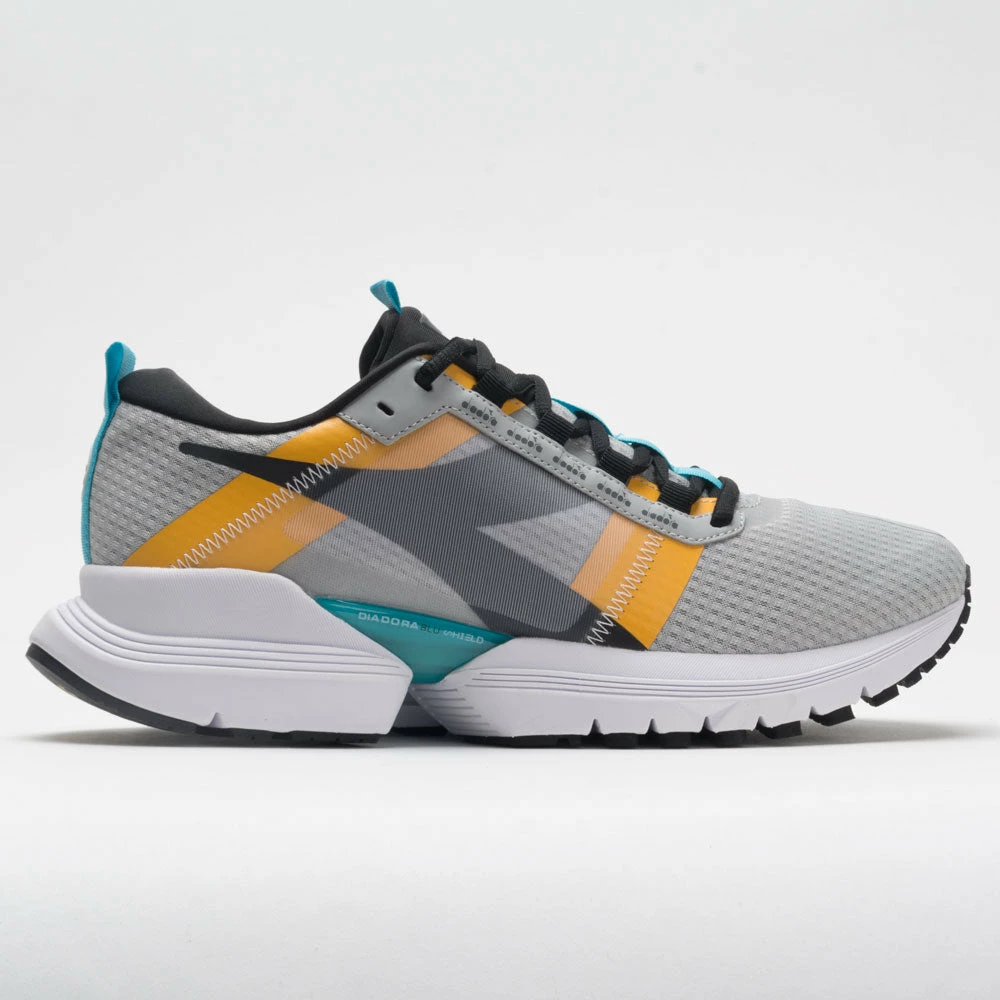 Diadora Mythos Blushield Elite TRX 2 Men's Silver/Black/Scuba Blue 3 Diadora Mythos Blushield Elite TRX 2 Men's Silver/Black/Scuba Blue