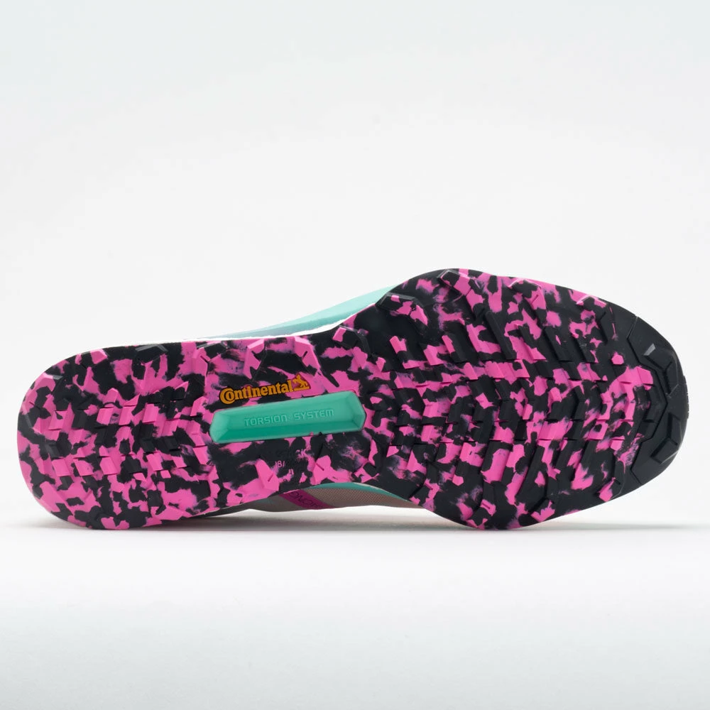 Adidas Terrex Speed Ultra Men's White/Clear Mint/Screaming Pink Trail Running Shoes 6 Adidas Terrex Speed Ultra Men's White/Clear Mint/Screaming Pink Trail Running Shoes