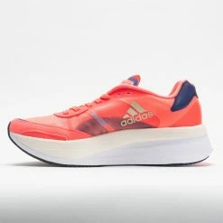 Running Shoes Adidas Adizero Boston 10 Women's Turbo/Sandy Beige/Legacy Indigo