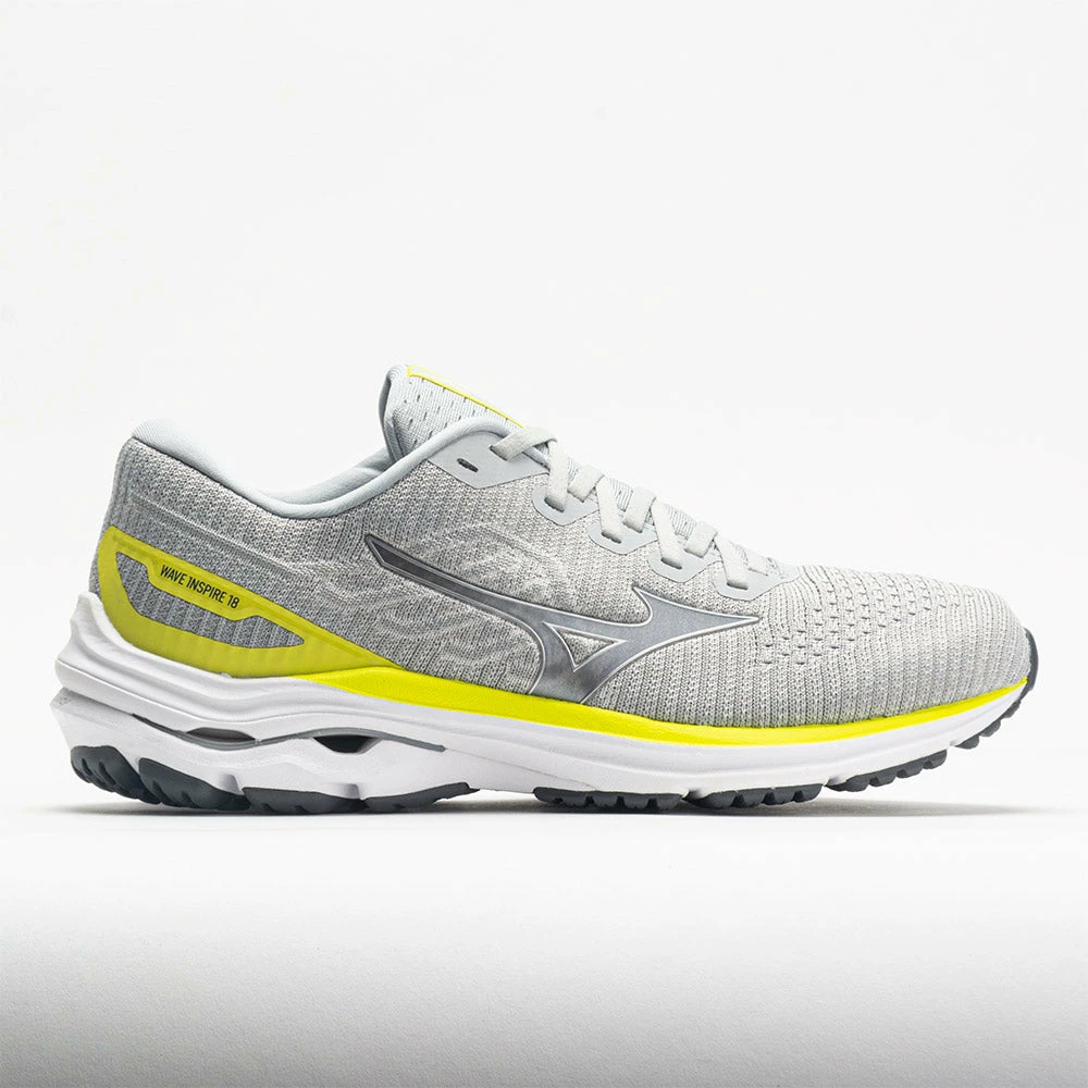 Mizuno Wave Inspire 18 Waveknit Men's Ultimate Grey Running Shoes 3 Mizuno Wave Inspire 18 Waveknit Men's Ultimate Grey Running Shoes