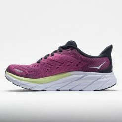 HOKA Clifton 8 Women's Blue Graphite/Ibis Rose Running Shoes