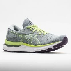 ASICS GEL-Nimbus 24 Women's Piedmont Grey/Lime Green Running Shoes