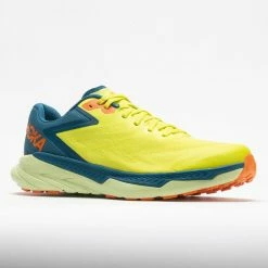 Trail Running Shoes HOKA Zinal Men's Evening Primrose/Blue Coral