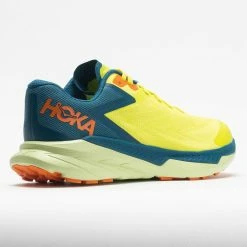 Trail Running Shoes HOKA Zinal Men's Evening Primrose/Blue Coral
