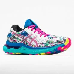 ASICS GEL-Nimbus 24 Women's White/Pink-Glo Color Injection 12 ASICS GEL-Nimbus 24 Women's White/Pink-Glo Color Injection
