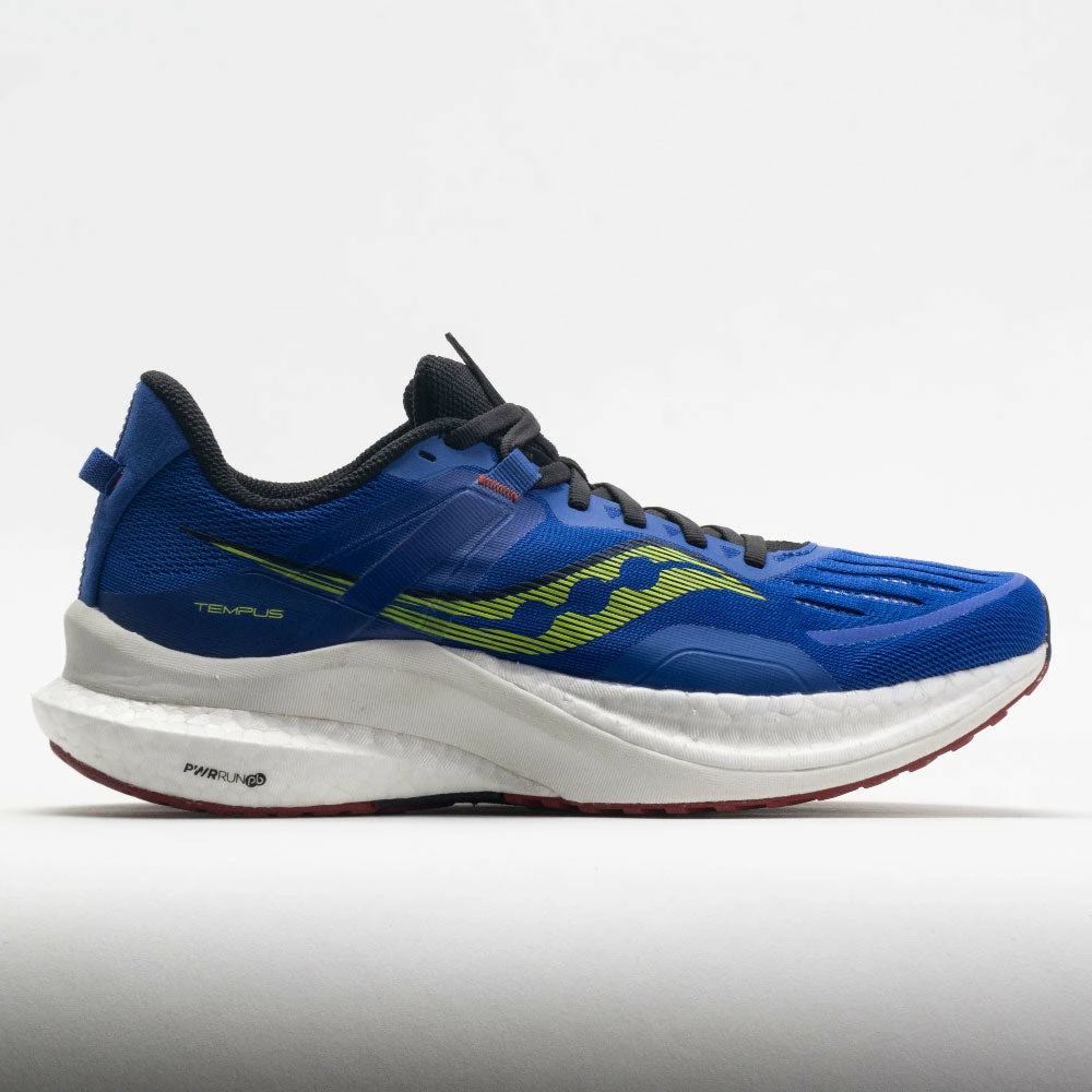 Saucony Tempus Men's Blue Raz/Acid Running Shoes 3 Saucony Tempus Men's Blue Raz/Acid Running Shoes