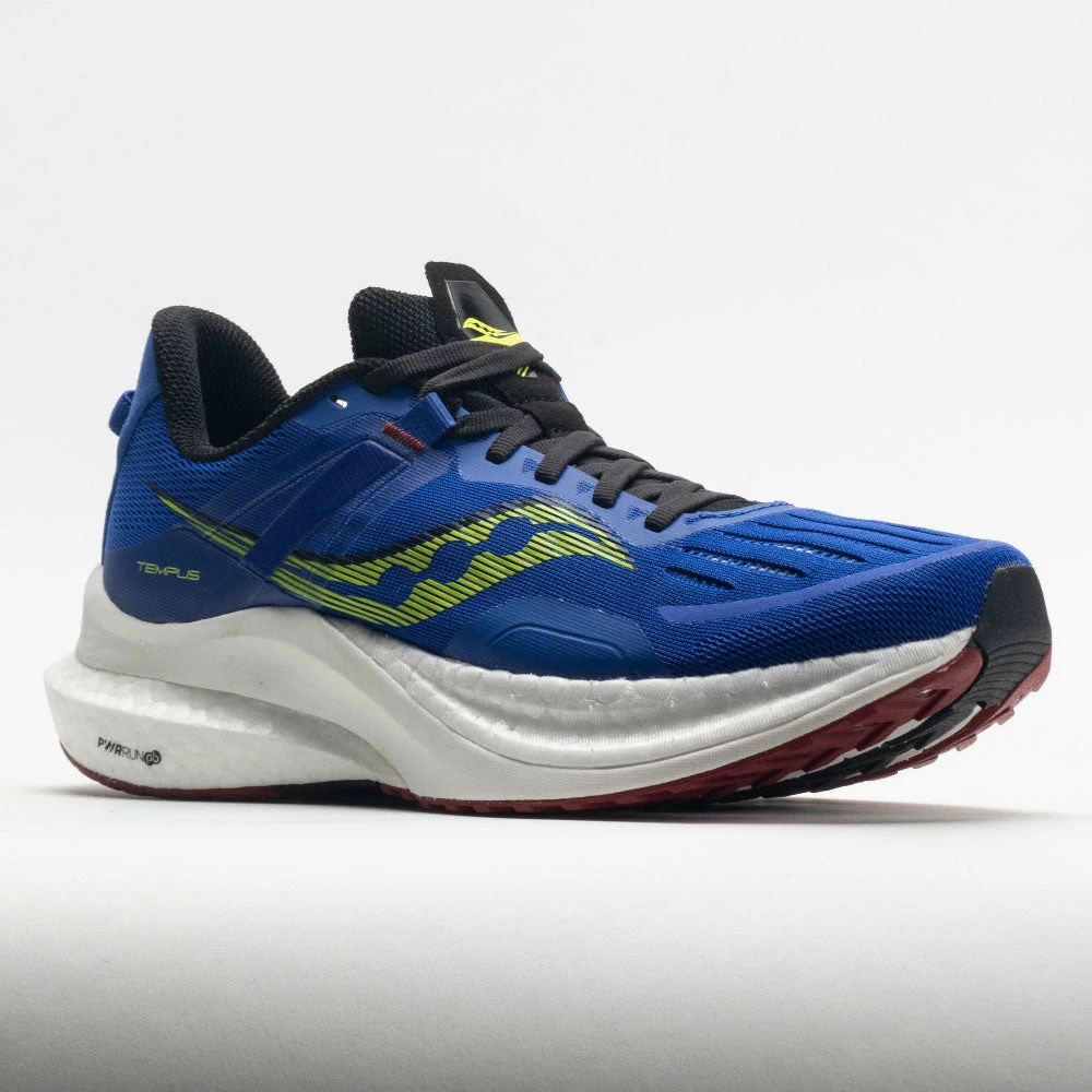 Saucony Tempus Men's Blue Raz/Acid Running Shoes 7 Saucony Tempus Men's Blue Raz/Acid Running Shoes
