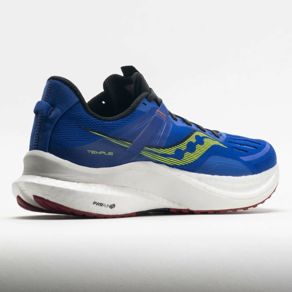 Saucony Tempus Men's Blue Raz/Acid Running Shoes 8 Saucony Tempus Men's Blue Raz/Acid Running Shoes