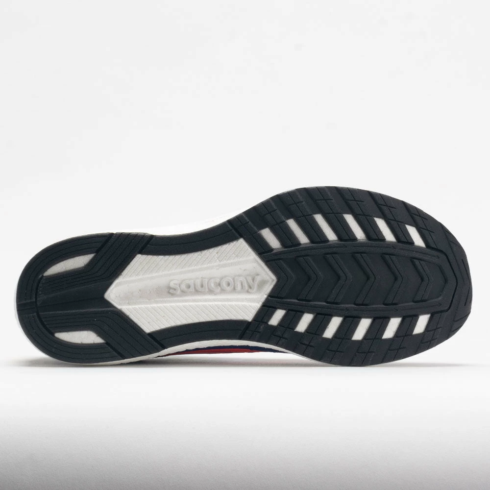 Saucony Freedom 5 Men's Sapphire/Vizi Red Running Shoes 6 Saucony Freedom 5 Men's Sapphire/Vizi Red Running Shoes