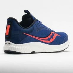 Saucony Freedom 5 Men's Sapphire/Vizi Red Running Shoes 13 Saucony Freedom 5 Men's Sapphire/Vizi Red Running Shoes