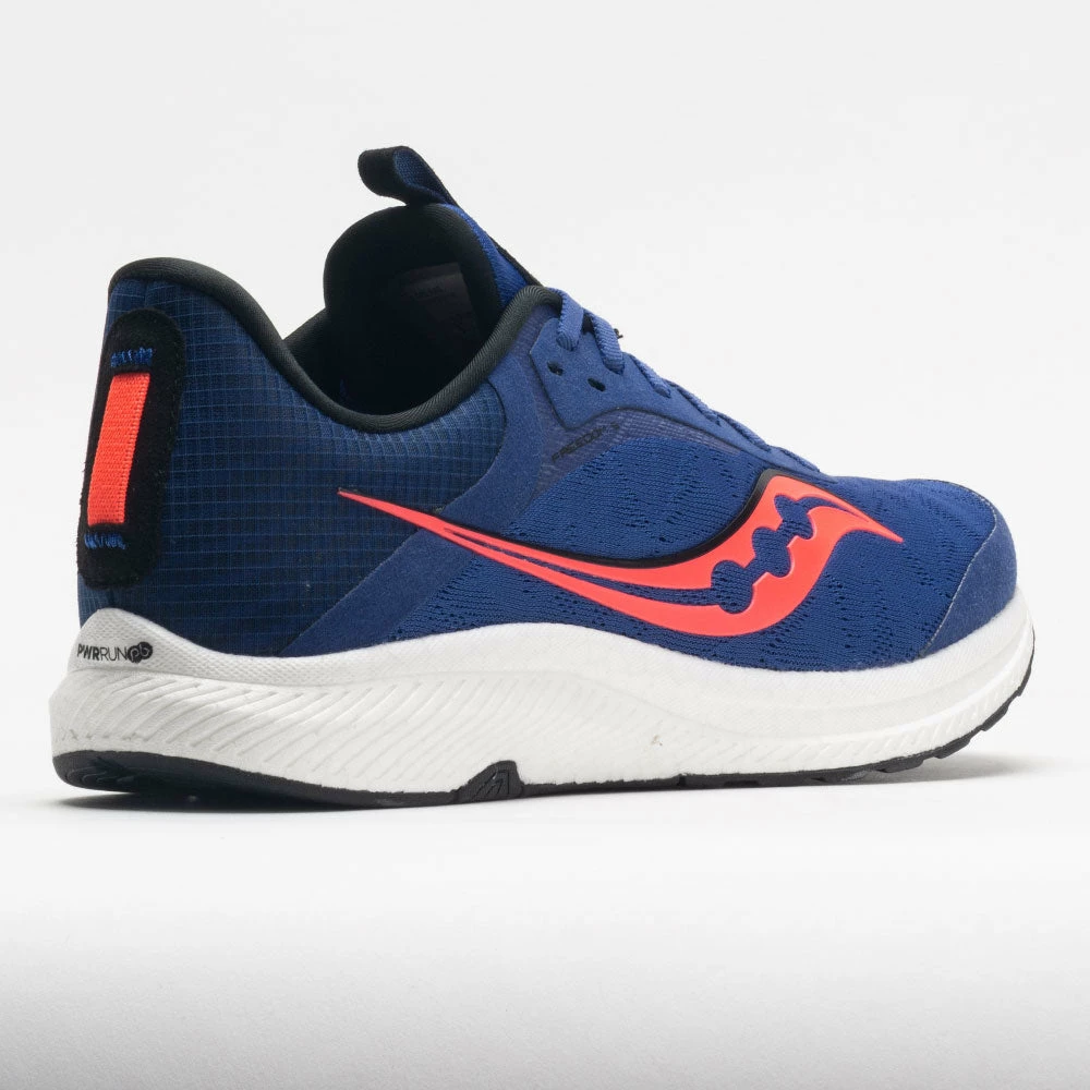 Saucony Freedom 5 Men's Sapphire/Vizi Red Running Shoes 8 Saucony Freedom 5 Men's Sapphire/Vizi Red Running Shoes