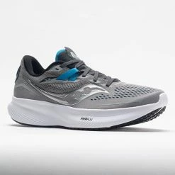 Running Shoes Saucony Ride 15 Men's Alloy/Topaz 12 Running Shoes Saucony Ride 15 Men's Alloy/Topaz
