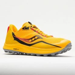 Saucony Peregrine 12 Men's Vizi Gold/Vizi Red Trail Running Shoes 12 Saucony Peregrine 12 Men's Vizi Gold/Vizi Red Trail Running Shoes