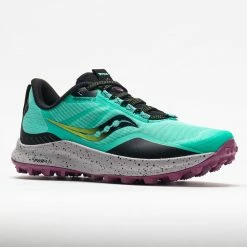 Saucony Peregrine 12 Women's Cool Mint/Acid Trail Running Shoes