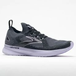 Brooks Levitate Stealthfit 5 Women's Black/Ebony/Lilac Running Shoes 12 Brooks Levitate Stealthfit 5 Women's Black/Ebony/Lilac Running Shoes