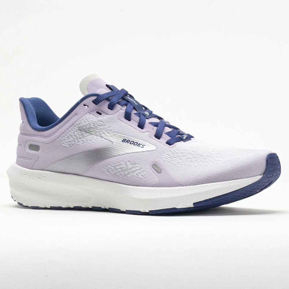 Brooks Launch 9 Women's Lilac/Cobalt/Silver Running Shoes 7 Brooks Launch 9 Women's Lilac/Cobalt/Silver Running Shoes