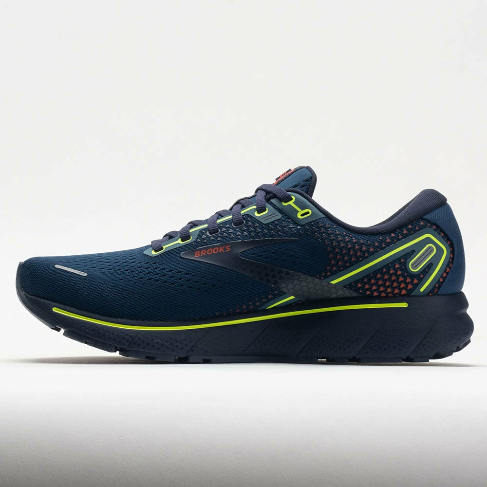 Brooks Ghost 14 Men's Titan/Cherry Tomato/Nightlife 4 Brooks Ghost 14 Men's Titan/Cherry Tomato/Nightlife