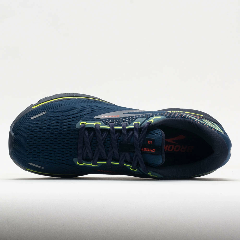 Brooks Ghost 14 Men's Titan/Cherry Tomato/Nightlife 5 Brooks Ghost 14 Men's Titan/Cherry Tomato/Nightlife
