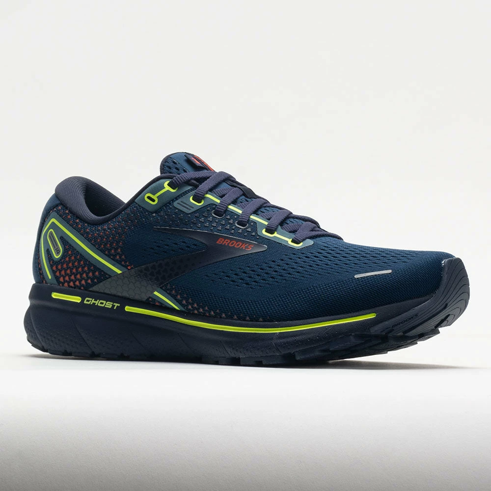 Brooks Ghost 14 Men's Titan/Cherry Tomato/Nightlife 7 Brooks Ghost 14 Men's Titan/Cherry Tomato/Nightlife