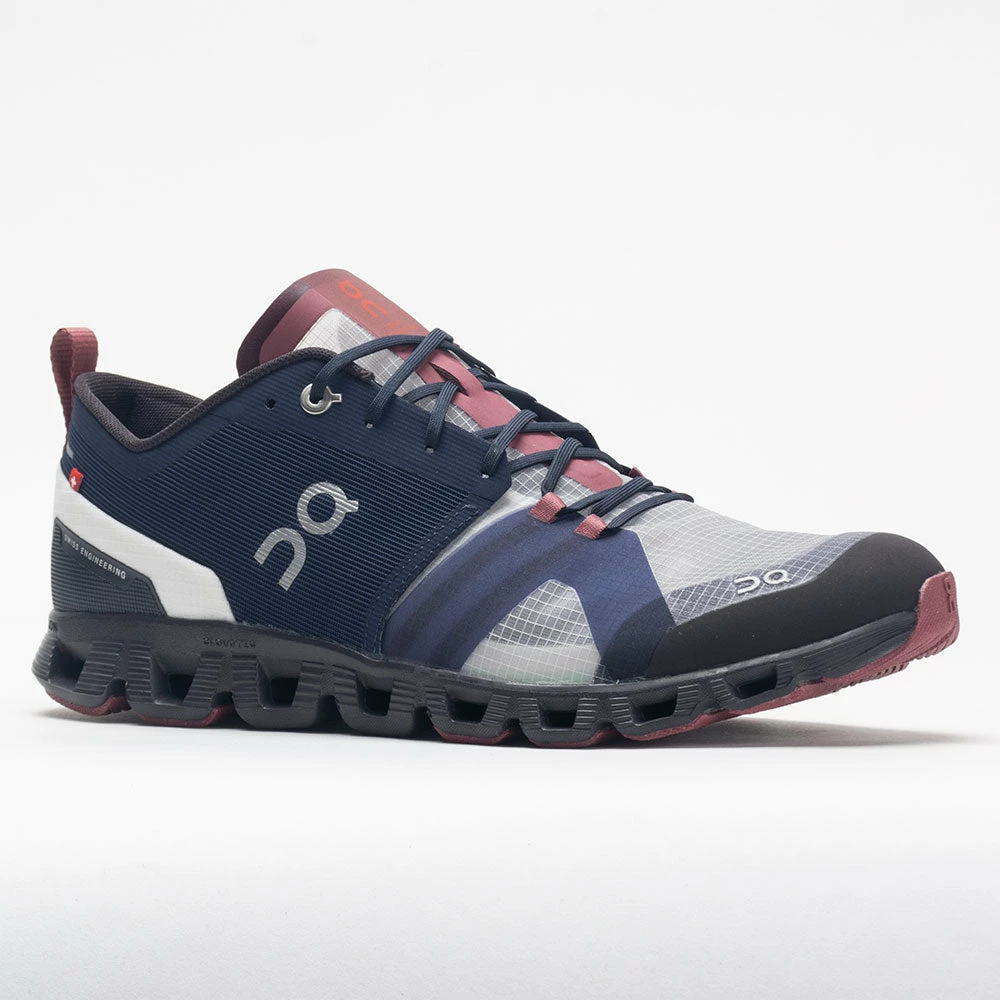 On Running On Cloud X Shift Men's Ink/Cherry Running Shoes 7 On Running On Cloud X Shift Men's Ink/Cherry Running Shoes