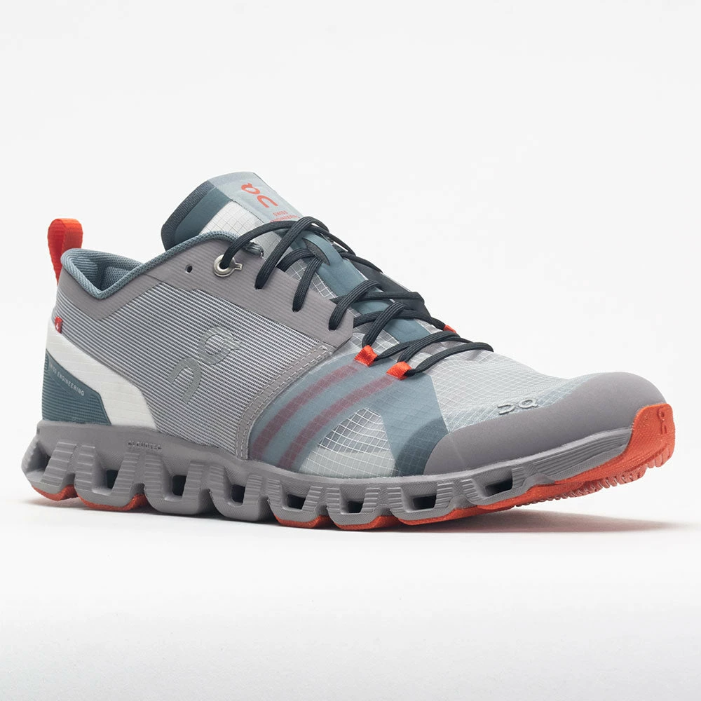 On Running On Cloud X Shift Men's Alloy/Red 7 On Running On Cloud X Shift Men's Alloy/Red