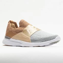 Athletic Propulsion Labs Walking Shoes APL TechLoom Bliss Women's Rose Gold/Champagne/Metallic Silver