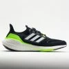 Adidas Ultraboost 22 Men's Black/White/Solar Green