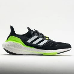 Adidas Ultraboost 22 Men's Black/White/Solar Green