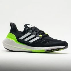 Adidas Ultraboost 22 Men's Black/White/Solar Green