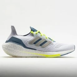 Running Shoes Adidas Ultraboost 22 Men's White/Metal Grey/Linen Green