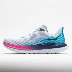 Running Shoes HOKA Mach 5 Men's White/Scuba Blue