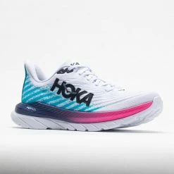 Running Shoes HOKA Mach 5 Men's White/Scuba Blue