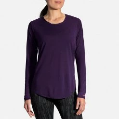 Brooks Distance Long Sleeve Top Women's (Old Version) Women's Clothing