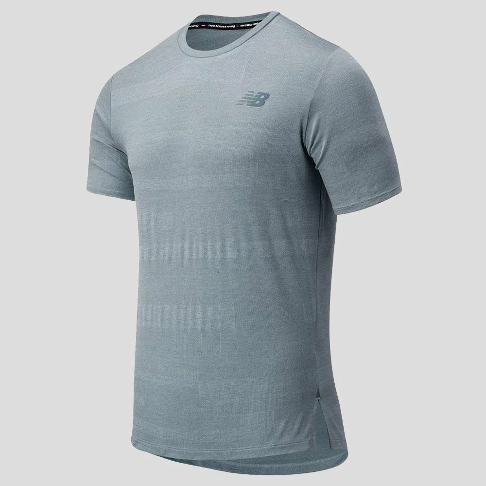 Men's Clothing New Balance Q Speed Fuel Jacquard Short Sleeve Men's 3 Men's Clothing New Balance Q Speed Fuel Jacquard Short Sleeve Men's