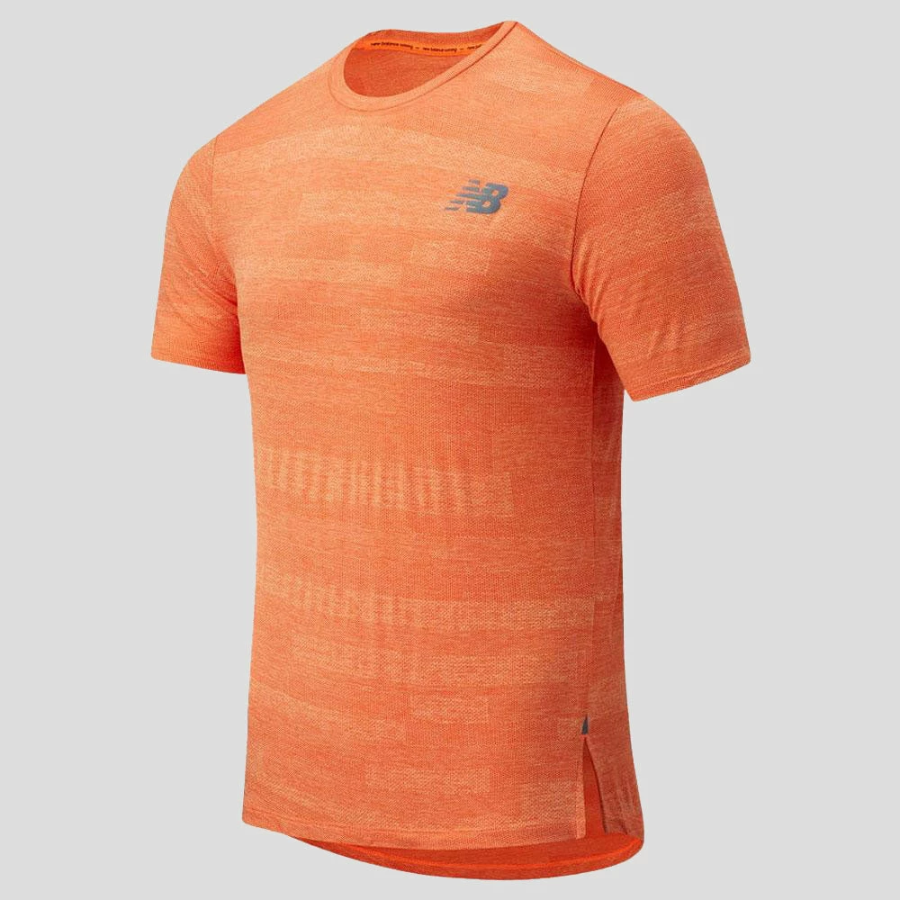 Men's Clothing New Balance Q Speed Fuel Jacquard Short Sleeve Men's 7 Men's Clothing New Balance Q Speed Fuel Jacquard Short Sleeve Men's