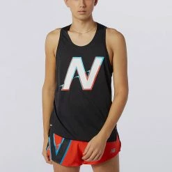 Men's Clothing New Balance Printed Impact Run Singlet Men's