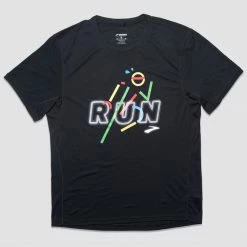 Men's Clothing Brooks Distance Short Sleeve Men's Victory Collection