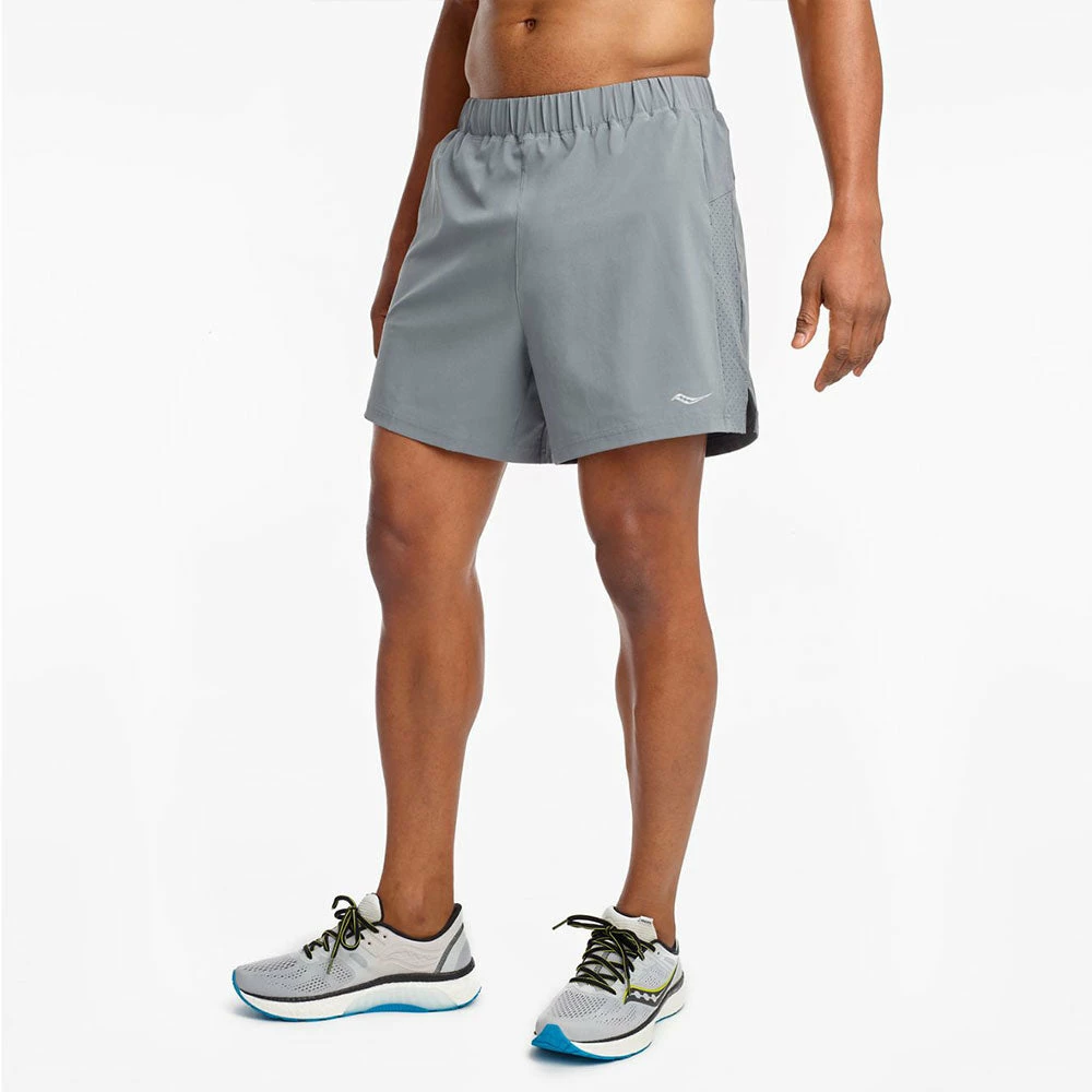 Men's Clothing Saucony Outpace 5" Short Men's 5 Men's Clothing Saucony Outpace 5" Short Men's