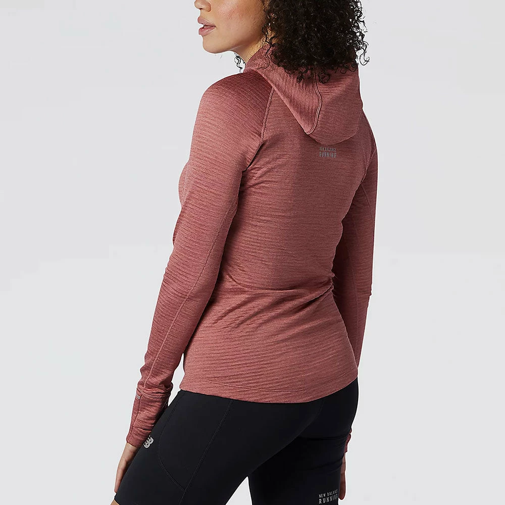 Women's Clothing New Balance Heat Grid Hoodie Women's 6 Women's Clothing New Balance Heat Grid Hoodie Women's