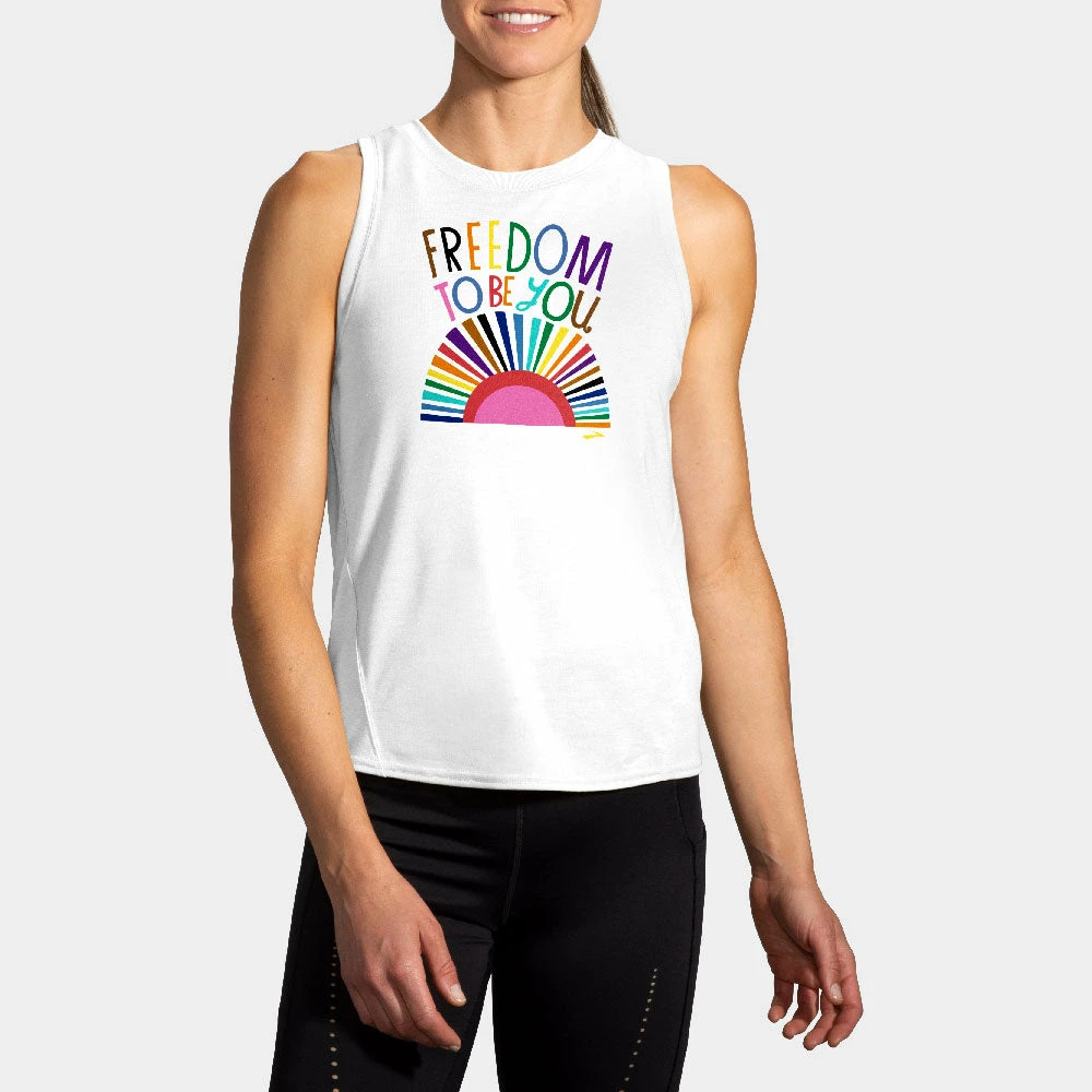 Women's Clothing Brooks Distance Graphic Tank Spring 2022 Women's 3 Women's Clothing Brooks Distance Graphic Tank Spring 2022 Women's