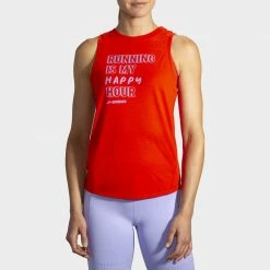 Women's Clothing Brooks Distance Graphic Tank Spring 2022 Women's 31 Women's Clothing Brooks Distance Graphic Tank Spring 2022 Women's